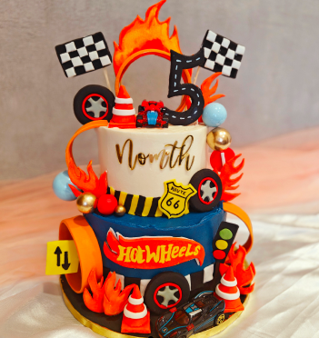 Hot Wheels Cake